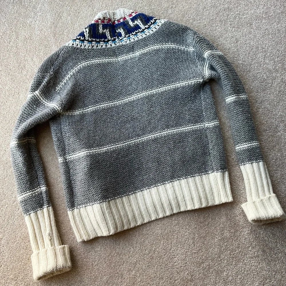 American Eagle Womens open front Nordic cardigan sweater size small - Picture 2 of 6